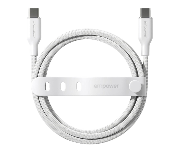 PanzerGlass empower Racing 60W USB-C 2m Silver White - 1546795 - zdjęcie